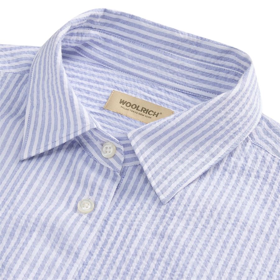 Camicia in cotone seersucker da donna Woolrich | CFWWSI021331010